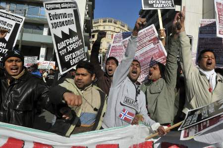 Protestas en Grecia AFP