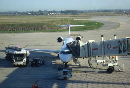 Avión aeropuerto carrasco