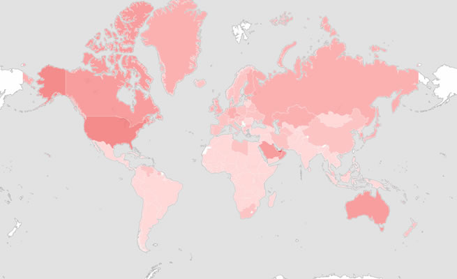 Dióxido de Carbono per cápita en el mundo
