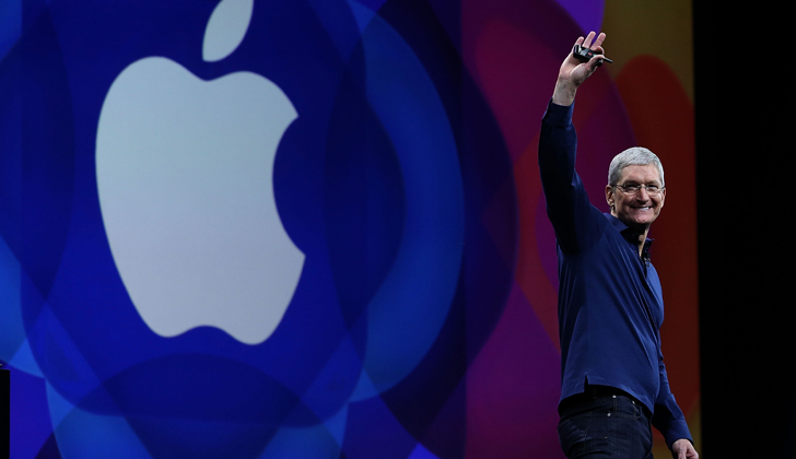 Tim Cook, CEO de Apple. Foto: justin Sullyvan - AFP.