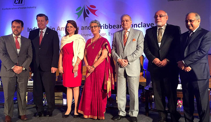 El Canciller Nin Novoa se encuentra en Nueva Delhi, en el cónclave de cooperación entre India y América Latina y El Caribe. Foto: Ministerio de Relaciones Exteriores. 