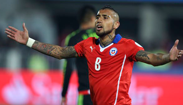 Arturo Vidal: "Perdimos ante un rival inferior a nosotros". Foto: AFP