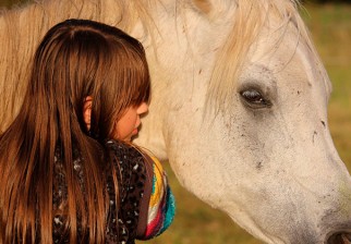 La terapia con caballos es efectiva en niños con retraso psicomotor. Foto: Pixabay