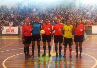 La selección uruguaya de Futsal femenino es vicecampeona de América . Foto: @AUFfemenino