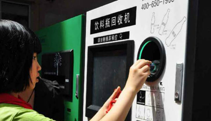 reciclar botellas tiquetes transporte publico china