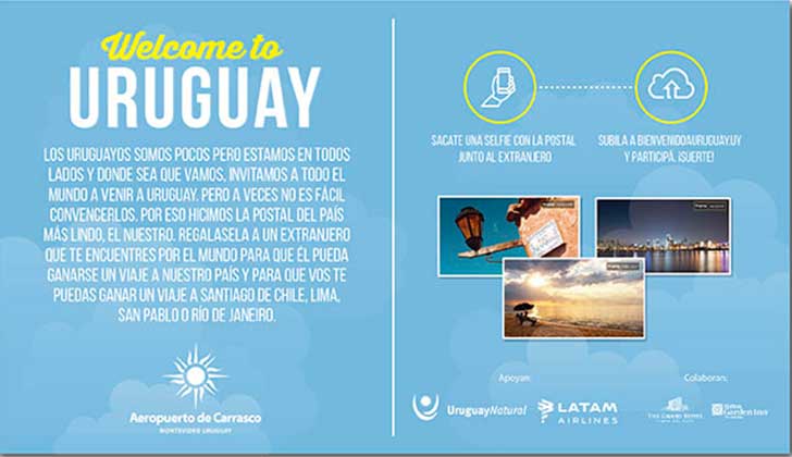 Lanzaron campaña para que los uruguayos que viajan al exterior sean promotores turísticos .