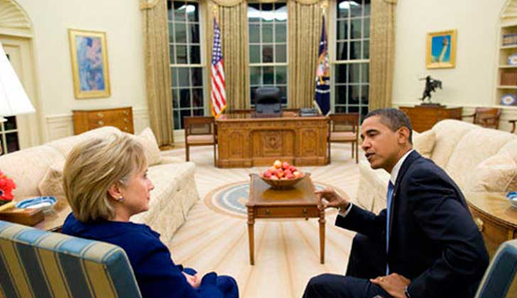Obama mintió sobre los correos de Hillary Clinton y el uso de un servidor privado. Foto: Wikicommons