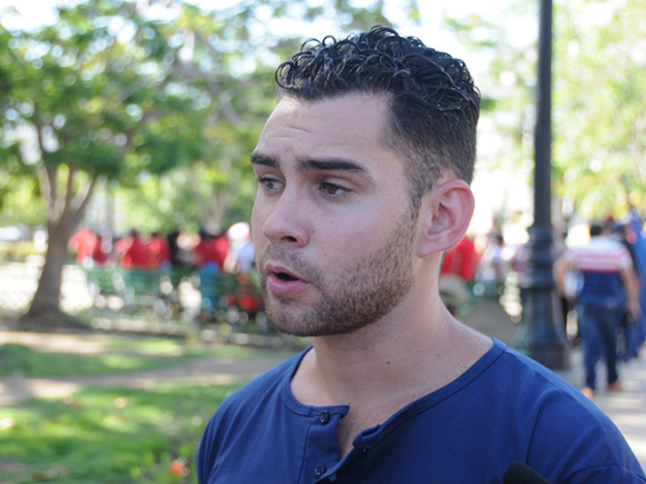 Elián González ahora tiene 23 años y es un participante activo de la política. Foto: 5septiembre.cu.