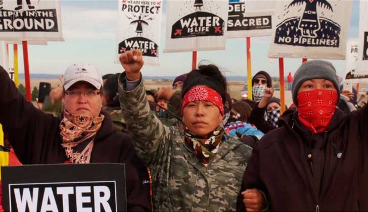 ¿Qué pasará con la construcción del oleoducto Dakota Access tras el triunfo de Trump?. Foto: @DemocracyNow