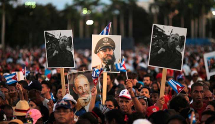 Santiago de Cuba rindió un sentido último adiós a Fidel Castro. Foto: @Reuters