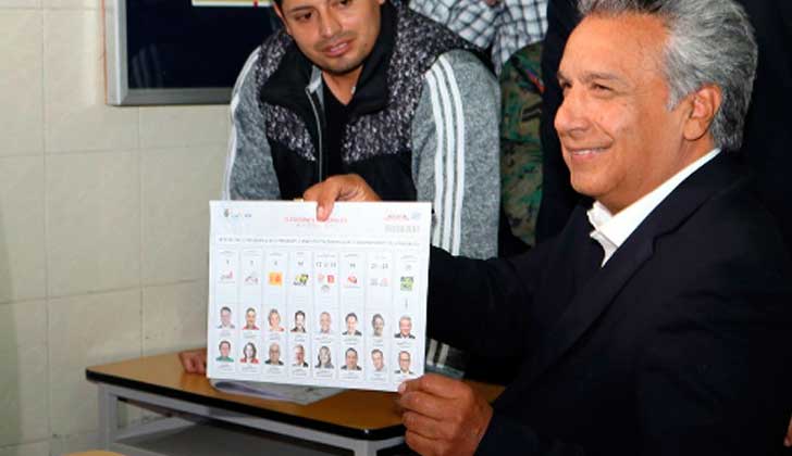 Lenín Moreno: "Assange tendrá que disminuir su intervención política en países amigos". Foto:  ‏@Lenin 