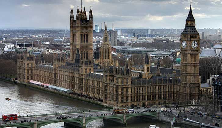 Palácio de Westminster Rechazan un posible discurso de Trump en el Parlamento inglés ...