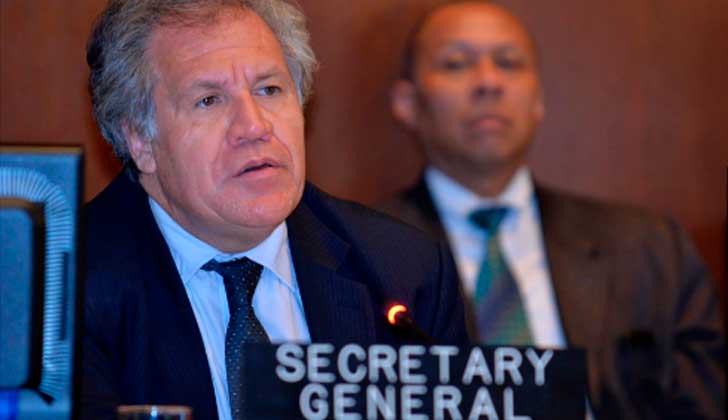 Almagro pide a la OEA suspender temporalmente a Venezuela. Foto: @Almagro_OEA2015 