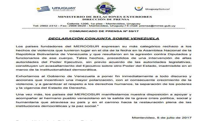 comunicado