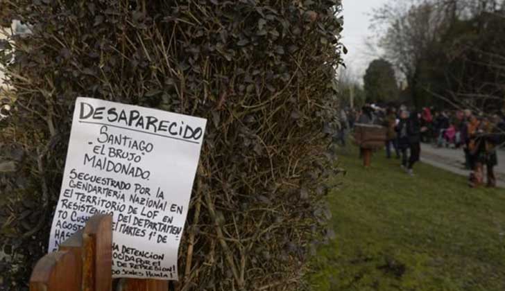 Argentina: exigen medidas urgentes por la desaparición de Santiago Maldonado. Foto: Alejandra Bartoliche