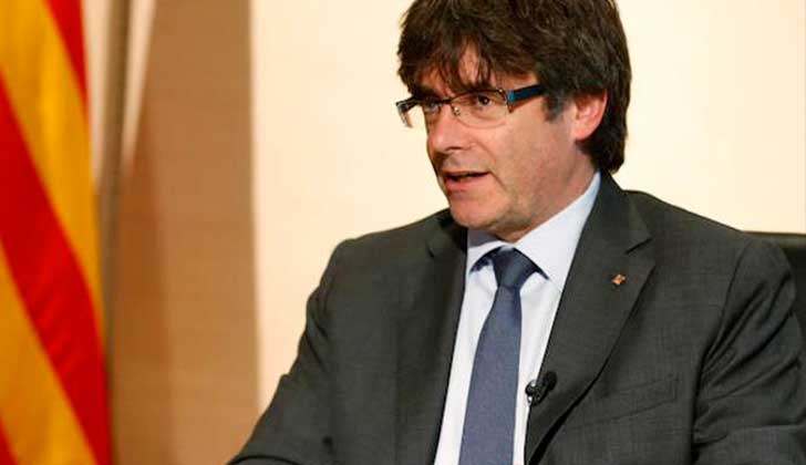 Puigdemont en respuesta a Rajoy: "Un golpe de Estado sería prohibir las urnas del referéndum".