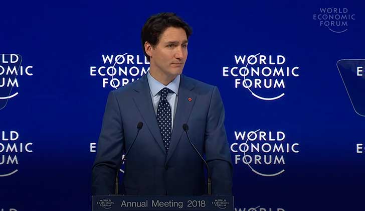 Justin Trudeau apoyó los movimientos de mujeres y cargó contra el acoso sexual .