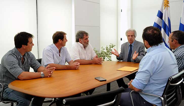 Diputado Fratti: “Reunión de Vázquez con productores tira por tierra que no se quieren atender los problemas”. Foto: Presidencia