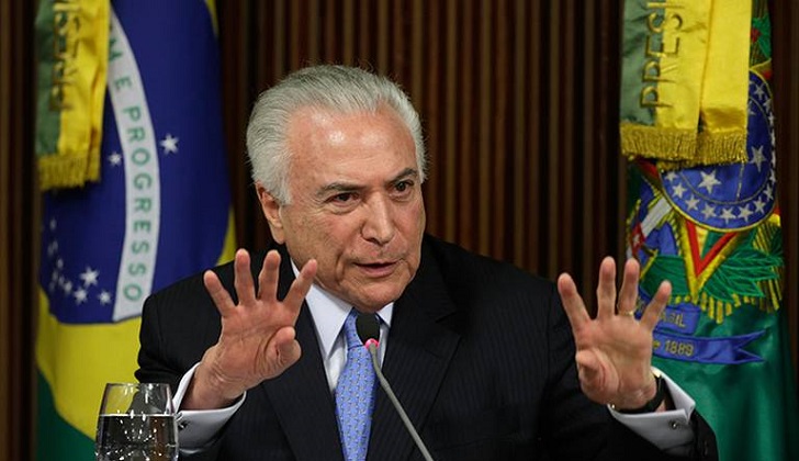 Temer: “La reforma previsional puede votarse cuando cese la intervención en Río”.