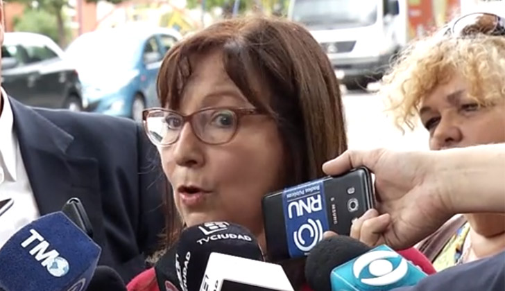 Secretaria general de la FUM, Elbia Pereira.