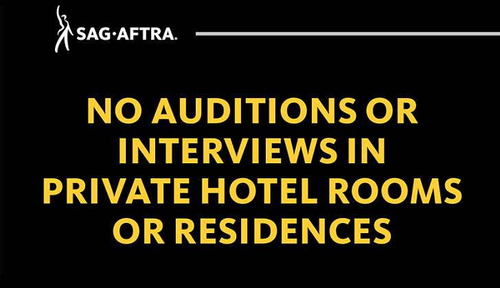 Sindicato de actores de Hollywood pide fin a los casting en hoteles y residencias.