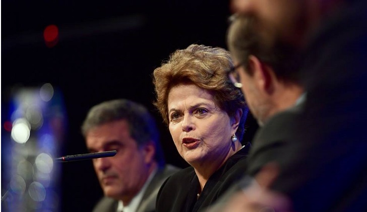 Dilma Rousseff: "Me arrepiento de haber escogido como vicepresidente a un traidor". Foto: Dilma.com.br