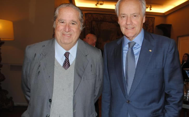 Pablo García Pintos junto a Antonio Mercader.