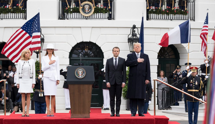 trump macron