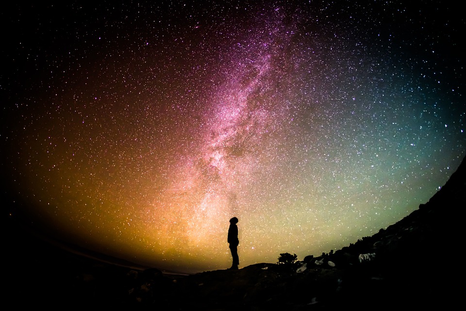 La Vía Láctea vista desde la Tierra. Foto: Pixabay