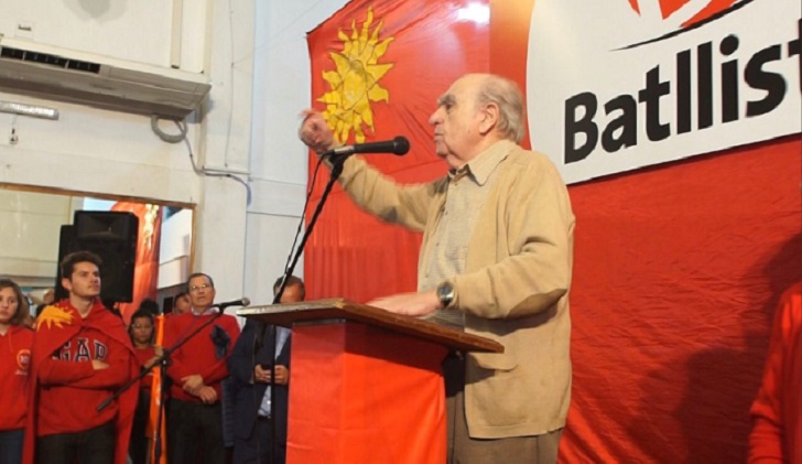 Sanguinetti tildó de "fascistas" a los docentes de Ades. Foto:@EspaciooAbierto