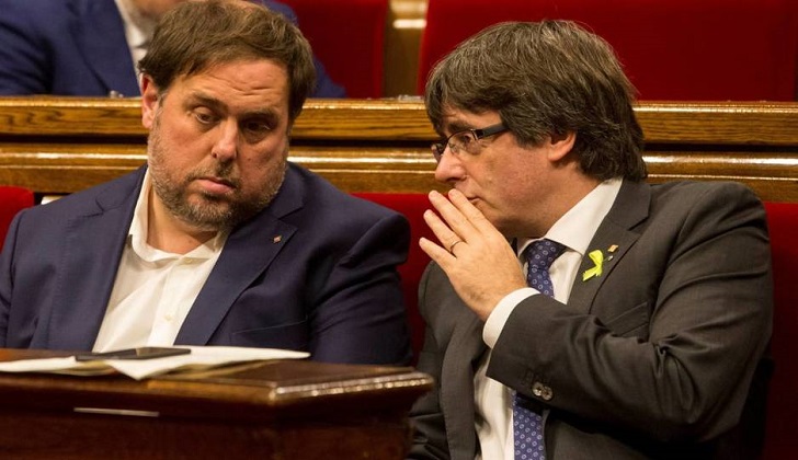 El Tribunal Supremo español ratificó acusación por rebelión contra los líderes catalanes.