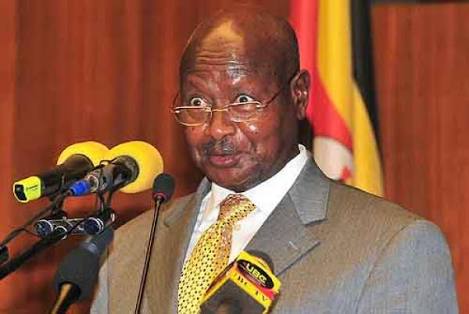 Yoweri Museveni, presidente de Uganda. Foto cortesía de //dailypost.ng