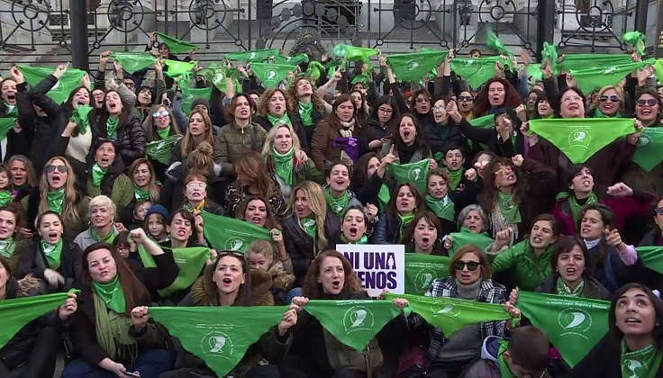 "Ni una menos por aborto clandestino", actrices argentinas reclamaron la legalización del aborto