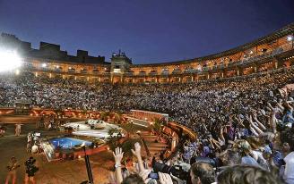 plaza de toros de Inca, llena de arte y ocio en vez de corridas de toros