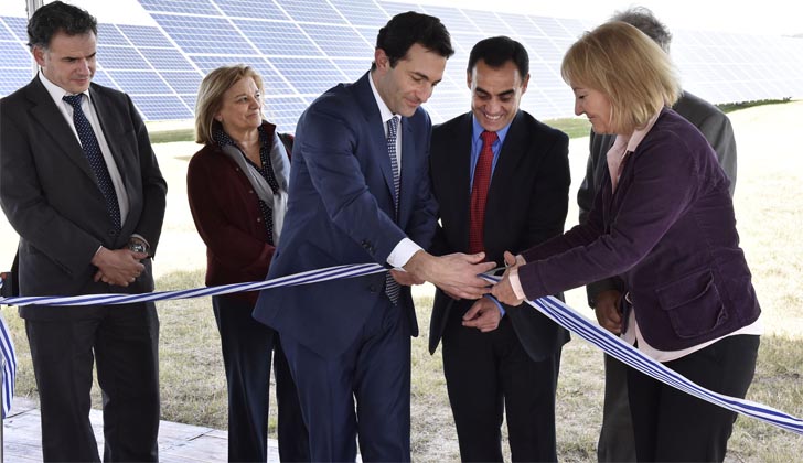 Inauguración Planta solar fotovoltaica.
