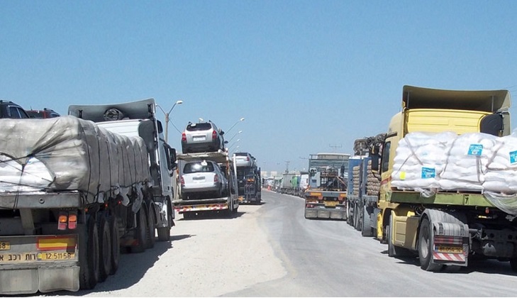 Israel reabrió el paso de mercancías a Gaza