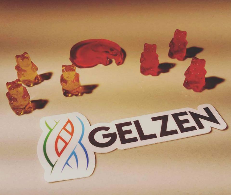 Ositos de goma hechos con el colágeno sintético de Geltor