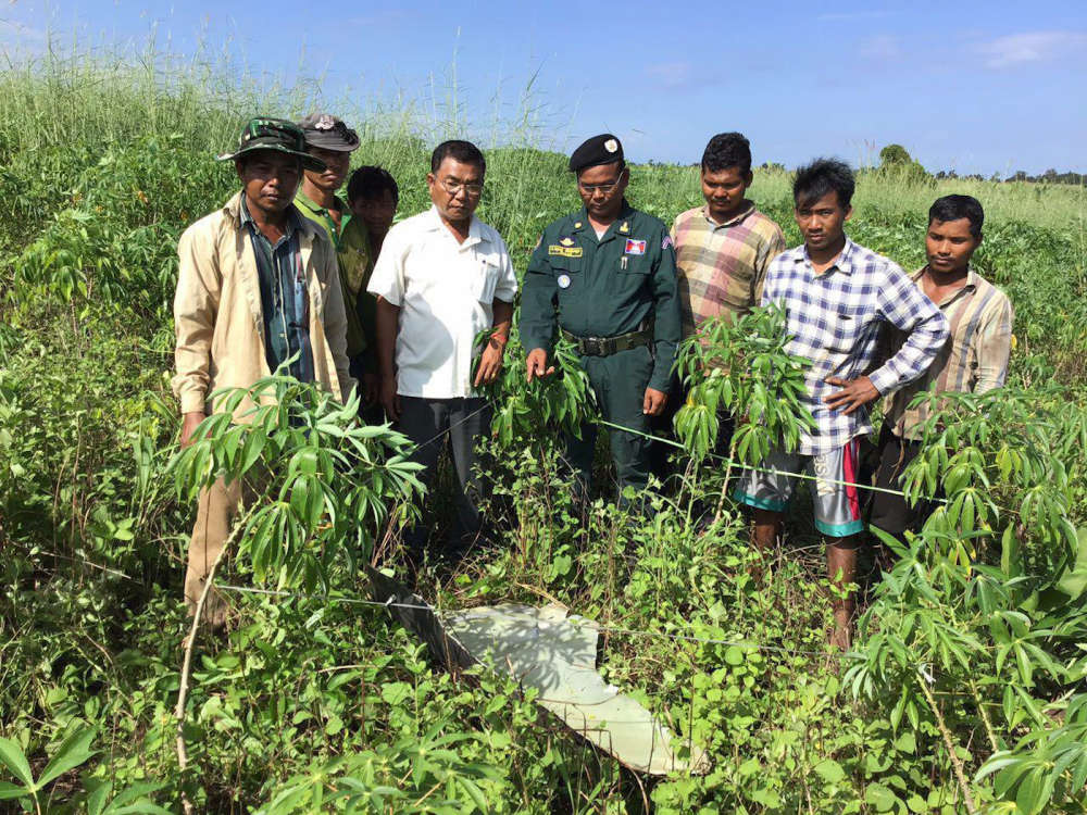 MYSTERY PIECES OF UFO LAND IN REMOTE VILLAGE IN CAMBODIA