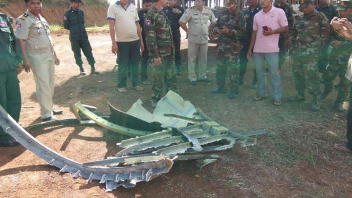 MYSTERY PIECES OF UFO LAND IN REMOTE VILLAGE IN CAMBODIA