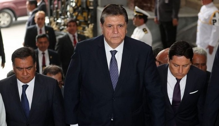 Expresidente de Perú Alan García solicitó asilo político en Uruguay.