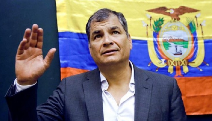 Correa: “Me quieren inhabilitar de por vida porque tienen terror de mi regreso”.