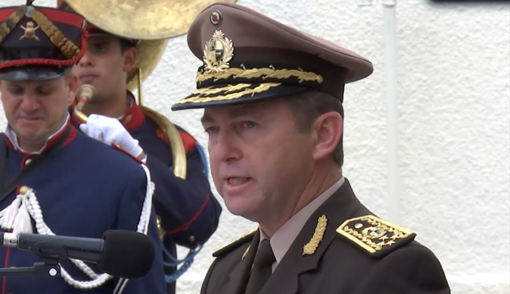 Jefe del Estado Mayor de la Defensa (ESMADE), general, Alfredo Erramún.