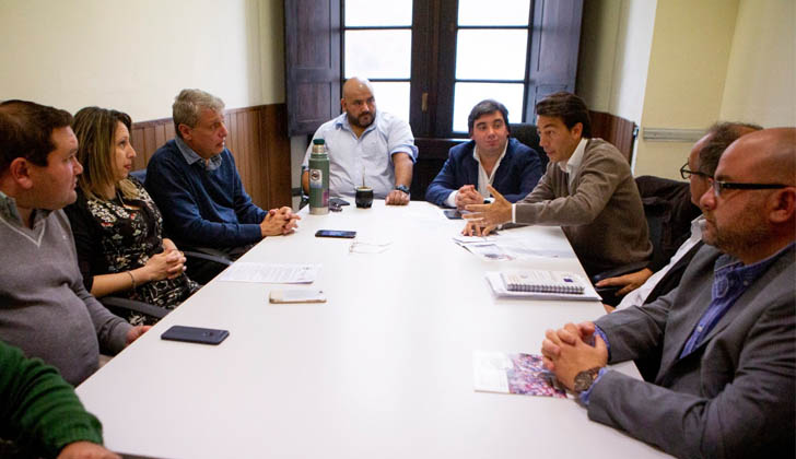 Juan Sartori se reunió con las autoridades del Sindicato de Funcionarios Policiales.