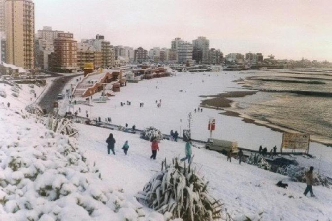 La nevada más memorable para los marplatenses fue en 1991