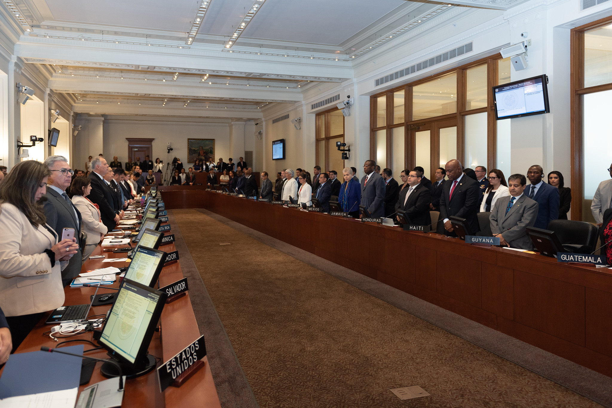 Reunión de la OEA del 11 de setiembre. Foto: Juan Manuel Herrera / OEA