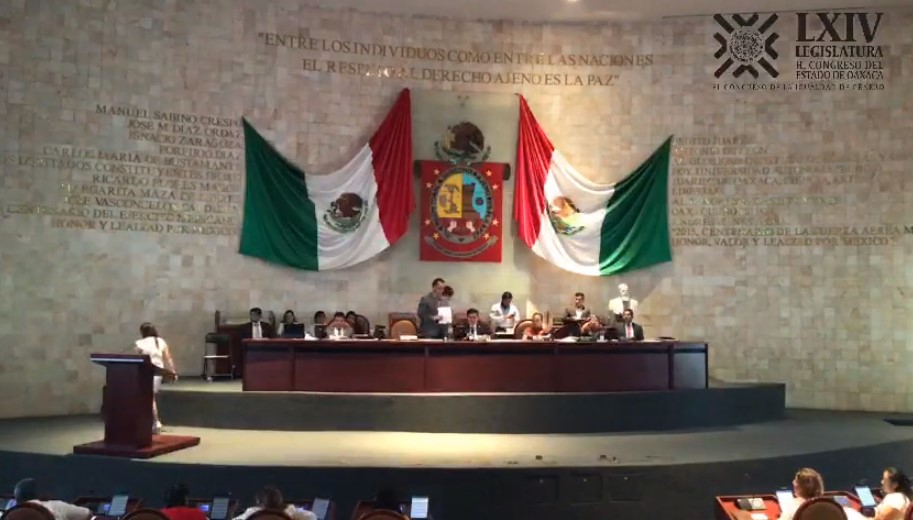 Estado del Congreso de Oaxaca