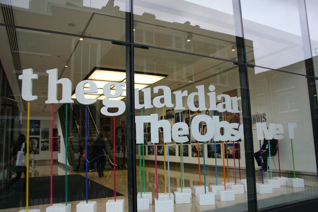 Sede de los periódicos The Guardian y The Observer en Kings Place, Londres. Foto: Flickr / Michael Brunton-Spall