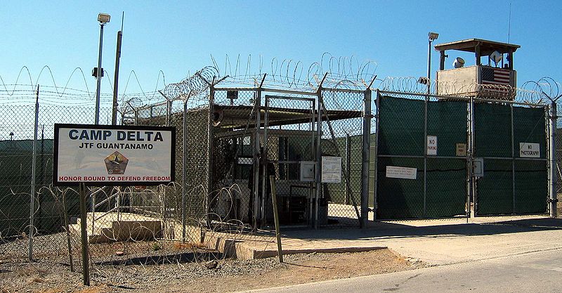 Camp Delta, base estadounidense en Guantánamo, Cuba. Foto: Wikimedia Commons
