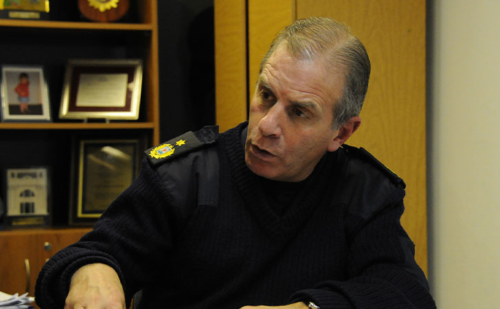 Luis Mendoza, Jefe de Policía de Paysandú / Foto: Presidencia