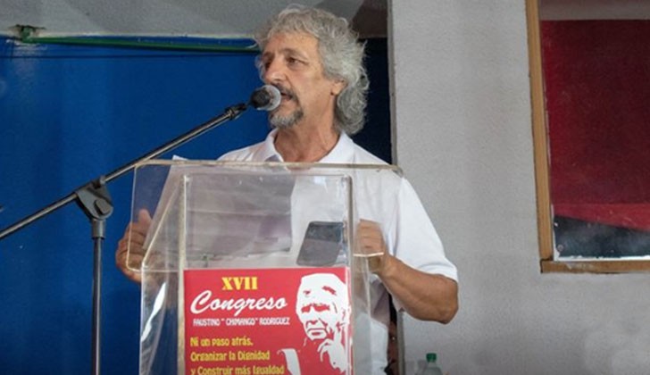 Presidente del Sindicato Único Nacional de la Construcción y Anexos (SUNCA), Daniel Diverio.